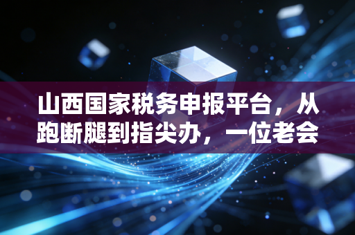 山西国家税务申报平台，从跑断腿到指尖办，一位老会计眼中的数字化变迁