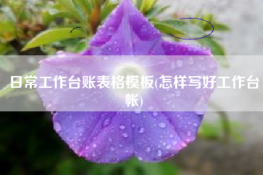 日常工作台账表格模板(怎样写好工作台帐)