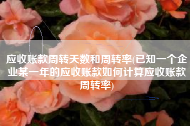 应收账款周转天数和周转率(已知一个企业某一年的应收账款如何计算应收账款周转率)