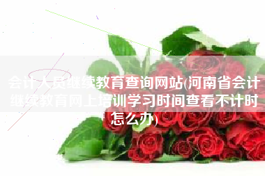 详细阅读:会计人员继续教育查询网站(河南省会计继续教育网上培训学习时间查看不计时怎么办) 会计人员继续教育查询网站(河南省会计继续教育网上培训学习时间查看不计时怎么办)