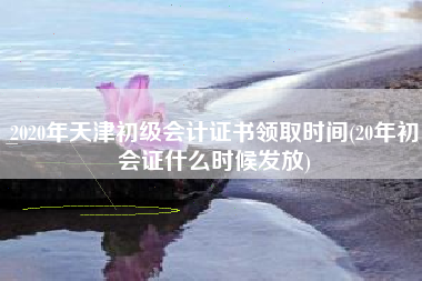2020年天津初级会计证书领取时间(20年初会证什么时候发放)