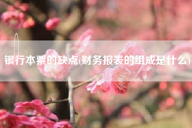 银行本票的缺点(财务报表的组成是什么)