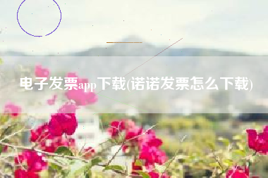 详细阅读:电子发票app下载(诺诺发票怎么下载) 电子发票app下载(诺诺发票怎么下载)