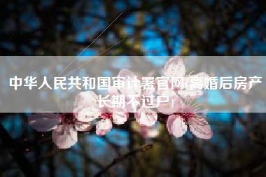 中华人民共和国审计署官网(离婚后房产长期不过户)