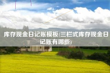 库存现金日记账模板(三栏式库存现金日记账有哪些)