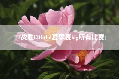 TT战胜EDG(lpl夏季赛blg所有比赛)