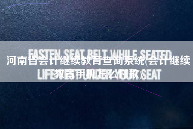 详细阅读:河南省会计继续教育查询系统(会计继续教育手机怎么付款) 河南省会计继续教育查询系统(会计继续教育手机怎么付款)