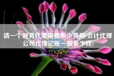 详细阅读:请一个财务代理需要多少费用(会计代理公司代理记账一般多少钱) 请一个财务代理需要多少费用(会计代理公司代理记账一般多少钱)