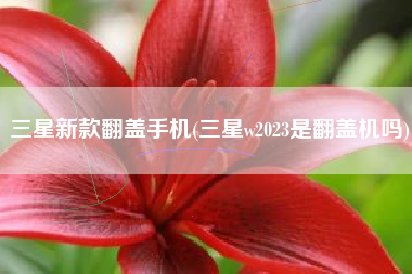 详细阅读:三星新款翻盖手机(三星w2023是翻盖机吗) 三星新款翻盖手机(三星w2023是翻盖机吗)