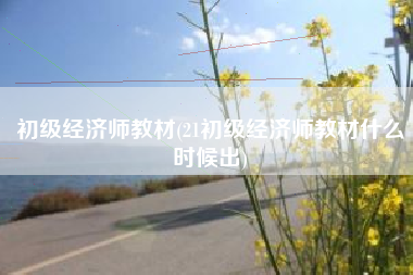 初级经济师教材(21初级经济师教材什么时候出)