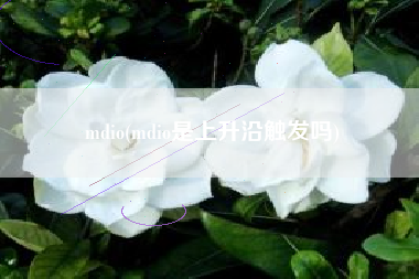 详细阅读:mdio(mdio是上升沿触发吗) mdio(mdio是上升沿触发吗)