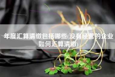 详细阅读:年度汇算清缴包括哪些(没有经营的企业如何汇算清缴) 年度汇算清缴包括哪些(没有经营的企业如何汇算清缴)