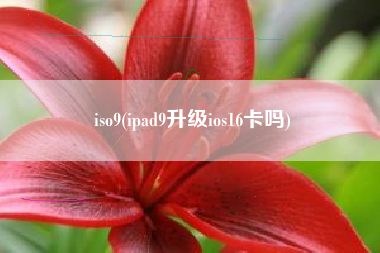详细阅读:iso9(ipad9升级ios16卡吗) iso9(ipad9升级ios16卡吗)