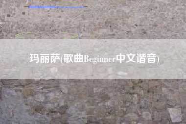 玛丽萨(歌曲Beginner中文谐音)