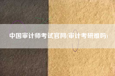 详细阅读:中国审计师考试官网(审计考研难吗) 中国审计师考试官网(审计考研难吗)