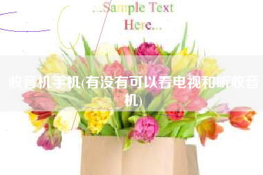 详细阅读:收音机手机(有没有可以看电视和听收音机) 收音机手机(有没有可以看电视和听收音机)