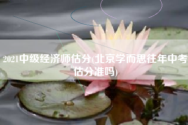 2021中级经济师估分(北京学而思往年中考估分准吗)