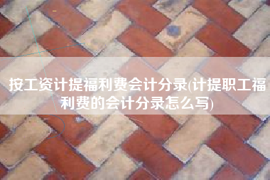 详细阅读:按工资计提福利费会计分录(计提职工福利费的会计分录怎么写) 按工资计提福利费会计分录(计提职工福利费的会计分录怎么写)