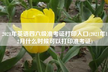 英语四级考试什么时候打印准考证_2021年英语四级考试什么时候打印准考证
