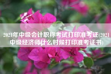 2021年中级会计职称考试打印准考证(2021中级经济师什么时候打印准考证书)