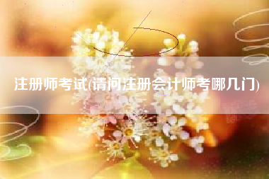 注册师考试(请问注册会计师考哪几门)