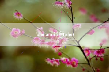 who am i(i与who)