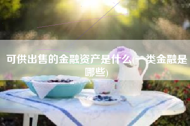 可供出售的金融资产是什么(一类金融是哪些)