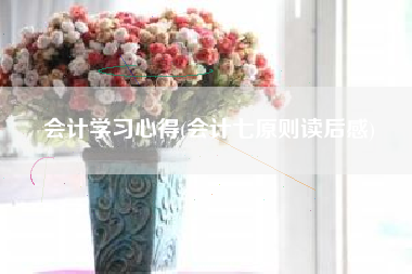 详细阅读:会计学习心得(会计七原则读后感) 会计学习心得(会计七原则读后感)