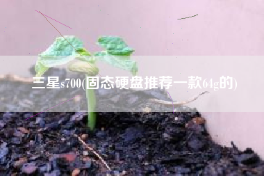 详细阅读:三星s700(固态硬盘推荐一款64g的) 三星s700(固态硬盘推荐一款64g的)