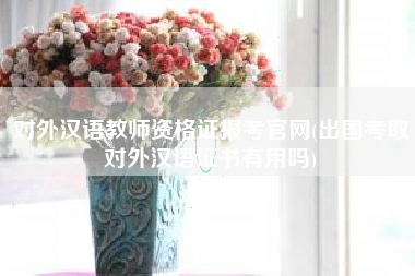 详细阅读:对外汉语教师资格证报考官网(出国考取对外汉语证书有用吗) 对外汉语教师资格证报考官网(出国考取对外汉语证书有用吗)