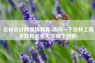 吉林会计网继续教育(请问一下吉林工商学院和长春大学哪个好啊)