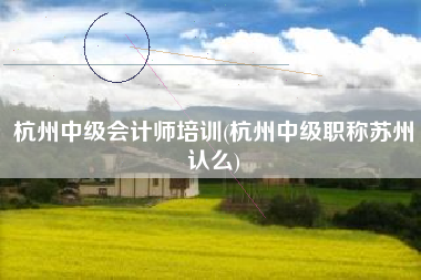 杭州中级会计师培训(杭州中级职称苏州认么)