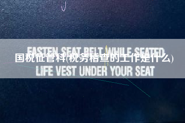 国税征管科(税务稽查的工作是什么)