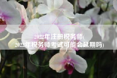 2022年注册税务师(
2022年税务师考试可能会延期吗)
