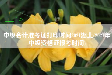 中级会计准考证打印时间2021湖北(2021年中级资格证报考时间)