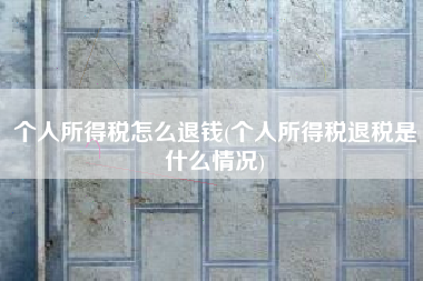 个人所得税怎么退钱(个人所得税退税是什么情况)