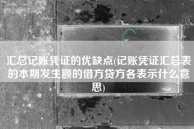 汇总记账凭证的优缺点(记账凭证汇总表的本期发生额的借方贷方各表示什么意思)