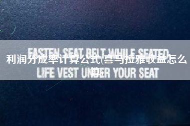 利润分成率计算公式(喜马拉雅收益怎么算)