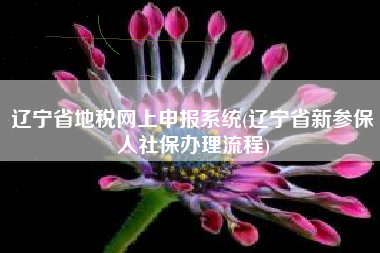 详细阅读:辽宁省地税网上申报系统(辽宁省新参保人社保办理流程) 辽宁省地税网上申报系统(辽宁省新参保人社保办理流程)