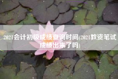 2021会计初级成绩查询时间(2021教资笔试成绩出来了吗)