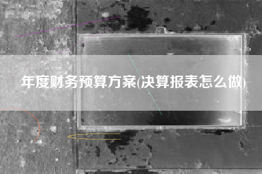 年度财务预算方案(决算报表怎么做)