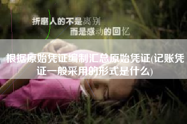 根据原始凭证编制汇总原始凭证(记账凭证一般采用的形式是什么)