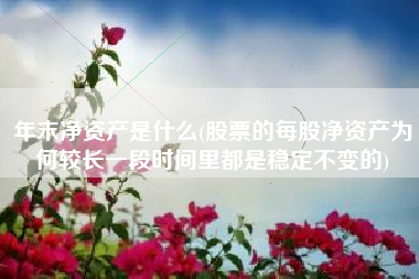 年末净资产是什么(股票的每股净资产为何较长一段时间里都是稳定不变的)