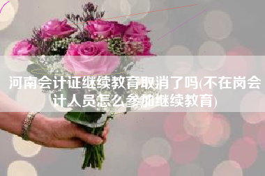 详细阅读:河南会计证继续教育取消了吗(不在岗会计人员怎么参加继续教育) 河南会计证继续教育取消了吗(不在岗会计人员怎么参加继续教育)