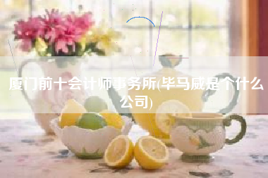 厦门前十会计师事务所(毕马威是个什么公司)