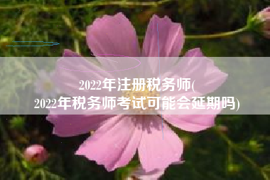 2022年注册税务师(
2022年税务师考试可能会延期吗)