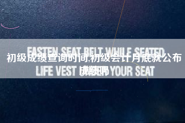 初级成绩查询时间,初级会计月底就公布成绩吗