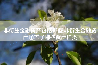非衍生金融资产包括哪些,非衍生金融资产涵盖了哪些资产种类
