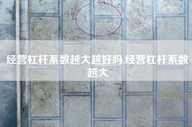 经营杠杆系数越大越好吗,经营杠杆系数越大