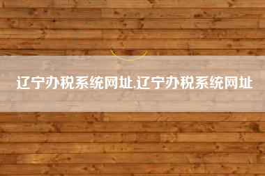 辽宁办税系统网址,辽宁办税系统网址